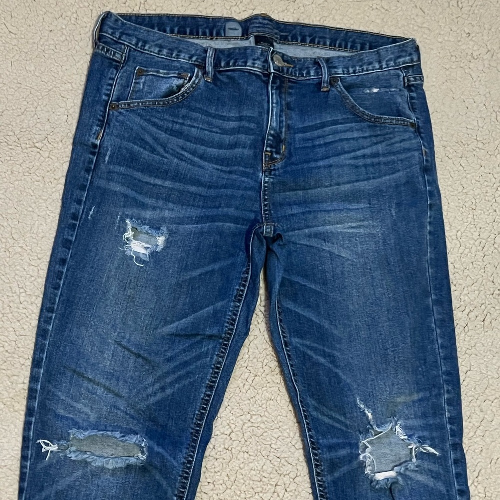 🖤 Massimo skinny boyfriend coupe premium denim jeans🖤 - Picture 2 of 7